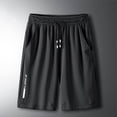 thumbnail image 6 of Yourumao Mens Athletic Shorts Lightweight Cooling Bermuda Shorts Elastic Waist Loose Fit Pants Big and Tall Shorts for Summer Running, 6 of 9