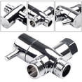 thumbnail image 4 of 3 Way T-adapter Bath 1/2 Shower Head Mount Valve Diverter ABS Converter, 4 of 8