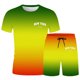 thumbnail image 4 of Playeras Estampadas Para Hombre, Camiseta Holgada Con Estampado De Letras De Ciudad Para Hombre, Conjunto De Ropa Deportiva De Verano, Ropa Deportiva Informal, 4 of 4