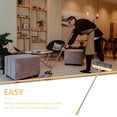 thumbnail image 2 of HERFIER Wooden Broom Hardwood Floor Broom Soft Bristle Broom For Bedroom Kitchen Bathroom 35.37x11x0.79in, 2 of 8