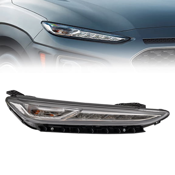 Fit for 2018-2021 Hyundai Kona Front LED DRL Lamp, Right Daytime Running Light