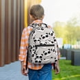 thumbnail image 6 of Yiaed Cute Panda Print School Backpack College Backpack Daypacks for Students High School Spacious and Durable Daypack for Work and Travel-One Size, 6 of 6