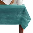 thumbnail image 4 of Turquoise Ombre Table Cloth Waterproof Tablecloths, Modern Abstract Art Ocean Oil Painting Tablecloth Dining Table Cover for Kitchen Party Tabletop Outdoor, Rectangle Tablecloth 60x102 Inch, 4 of 9