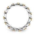 thumbnail image 2 of 925 Sterling Silver Stackable Expressions Citrine Ring Size: 10; for Adults and Teens; for Women and Men, 2 of 5