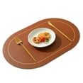 thumbnail image 1 of EIMELI Tapis de Protection de Table à Manger Tapis d'Isolation Facile à Nettoyer Faux Cuir Tapis de Protection de Table Résistant à la Chaleur pour la Maison, 1 of 5