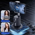 thumbnail image 3 of TUTT P1 Support de Téléphone pour Selfie / Cardan Intelligent à Suivi Automatique du Visage à 360° Stabilisateur de Bureau Trépied / Objectif Réglable / Sans Application, Contrôle des Gestes / Base Stable pour Téléphone Intelligent Clavardage en Direct, 3 of 12