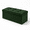 Dark Green Velvet-30"D x 15"W x 15"H, variant on Leopard Print Leather 30"D x 15"W x 15"H Folding Storage Ottoman Bench