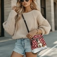 thumbnail image 4 of Kuiaobaty Snowmen Dachshund Snowflake Print Crossbody Bag for Women Travel, Waterproof Vegan Leather Hobo Handbag Crossbody with Adjustable Strap, Multi Pockets Shoulder Purse for Christmas, 4 of 7
