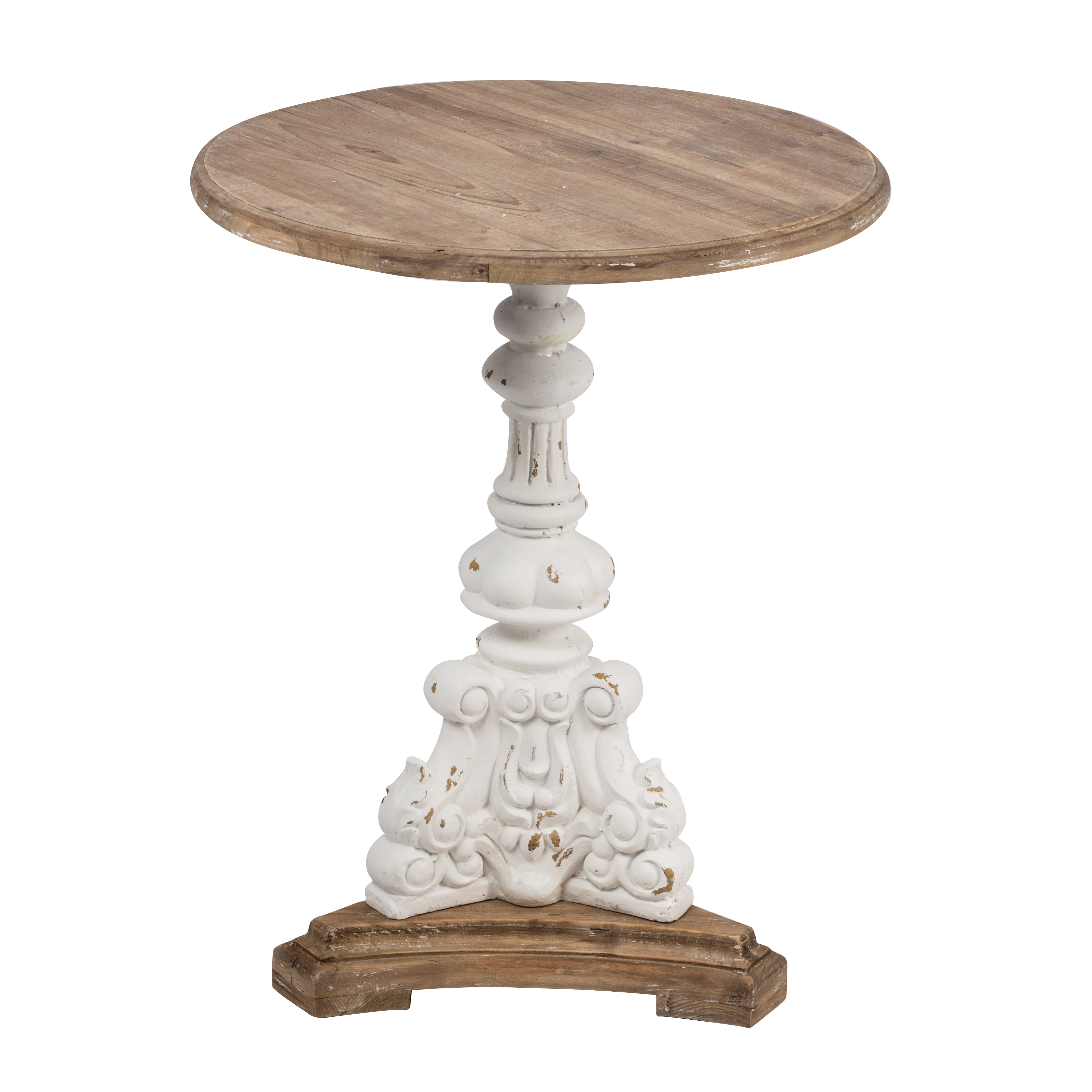 Details about   Small Round Accent Table Furniture End Side Wood Pedestal Dark Cherry Decorative 