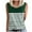 Green, variant on Scyoekwg Womens Tank Tops Crew Neck Basic Tank Tops Ladies Blouses Loose Lightweight Trendy Sleeveless T Shirts Color Block Patchwork Print Casual Comfy Blouses (Black,XXL)