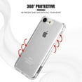 thumbnail image 4 of CLARITY COLLECTION PROTECTIVE CASE  IPHONE SE (2020)/8/7/6-CLEAR W/ SPARKLE, 4 of 8