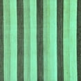 thumbnail image 1 of Ahgly Company Indoor Square Solid Turquoise Blue Modern Area Rugs, 4' Square, 1 of 4
