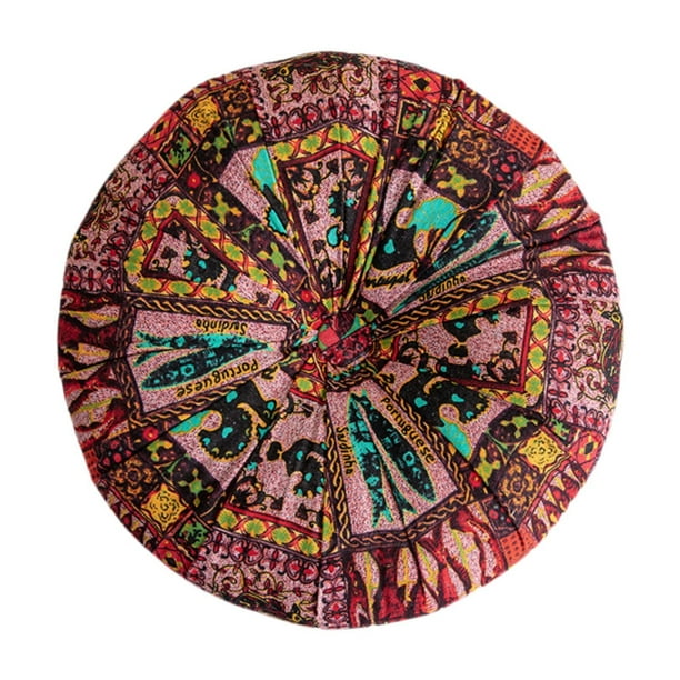 Cojín de suelo Strade Fareast Limited Cojín de meditación 40 cm x 40 cm Rojo