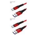 thumbnail image 1 of Shengyu 1M 2M Phone Fast Charging Cable Nylon Braided Micro USB Data Cord For Charding Line Wire For Android Red Android 2M 2Set, 1 of 6