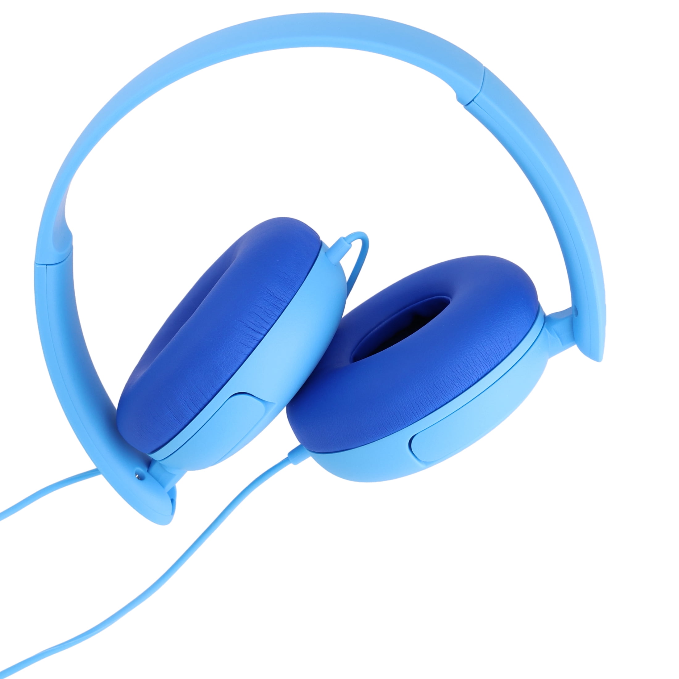 onn On-Ear Headphones with 3.5 mm Connector, Blue