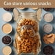 thumbnail image 5 of Snack Jar for Dog Treats Cookies Candy Coffee Pods Airtight, 5 of 5