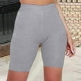 thumbnail image 2 of vigerkar Women's Buttery Soft Short Leggings Modal Cotton Shorts Under Dresses Leggings Pants Grey, L, 2 of 8