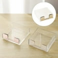 thumbnail image 4 of Portanotas,portanotas bloc de notas almohadillas acrílicas transparentes adhesivas,bloque de notas juego de papel recarga para mensajes telefónicos,dispensador de clips transparente leah, 4 of 7