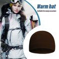 thumbnail image 4 of Minnieouse Gorro para exteriores, gorros flexibles para mujeres, gorros para adultos, accesorio de ropa, gorro para adultos con diseño de Color Simple para Sombreros Café Minnieouse AP009117-07, 4 of 6