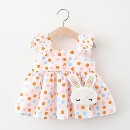 

Hunpta Summer Girls Kids Toddler Baby Dresses Bunny Casual Rabbit Clothes Princess Girls Dress&Skirt