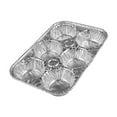 thumbnail image 3 of 6-Cup Aluminum Foil Muffin Cupcake Pan 100/PK Disposable Containers Mold Pan, 3 of 6