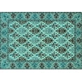 thumbnail image 1 of Ahgly Company Indoor Rectangle Persian Light Blue Traditional Area Rugs, 2' x 4', 1 of 4