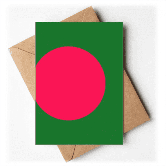 Bangladesh National Flag Asia Country Greeting Cards You are Invited Invitations