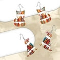 thumbnail image 4 of 2 Pairs of Cute Cat Dog Book Dangle Earrings Acrylic Classic Bookcase Bookshelf Patterned Earring Hooks for Book Lovers Gift Teacher Graduation Back to School Gifts, 4 of 8