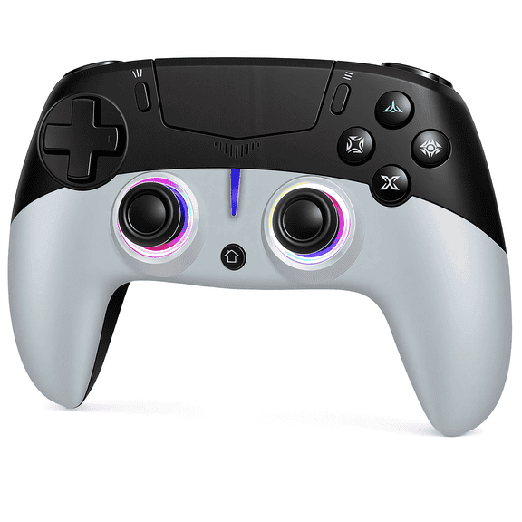 Wireless RGB Controller Compatible with P5/P5 Pro/P5 Slim with Dual Vibration & Six-Axis Sensor