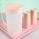thumbnail image 2 of BRIGHTFUFU Jarra de jugo de agua fría resistente al calor de 1.6L con tapa y 4 tazas (rosa), 2 of 7