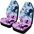 thumbnail image 1 of ABPHQTO Juego de 2 fundas para asientos de coche, juego de pulpos y medusas, protector universal para asientos delanteros de coche submarino, apto para coche, SUV, sedán, camión, 1 of 3