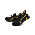 thumbnail image 3 of Gomelly Unisex Ankle Boots Steel Toe Work Shoes Lace Up Safety Boot Comfortable Sneakers Outdoor Working Black And Yellow 7, 3 of 7