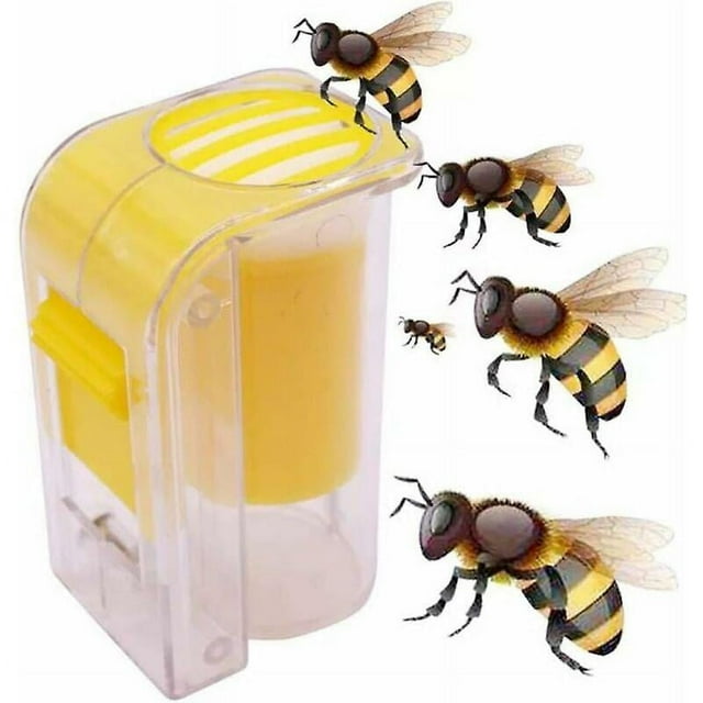 Marqueur à une Main Bouteille Reine Abeille 1 Pce Bouteille Reine Abeille en Plastique un Excellent Dispositif pour Capturer et Marquer Reine Abeille