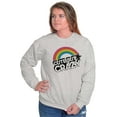 thumbnail image 4 of Cute But Crazy Sarcastic Funny Gym Women Plus Size Crewneck Sweatshirt Brisco Brands 4X, 4 of 5
