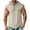 Beige, variant on Mens Shirts, Men's Zipper Lightweight Cotton Linen Sleeveless Tank Top Shirts for Men Beige L