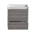 thumbnail image 3 of Fresca Fcb9224 Catania 24" Glossy Ash Gray Wall Hung Modern Bathroom Cabinet Only, 3 of 4