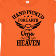 thumbnail image 4 of Inktastic Handpicked for Earth By My Oma in Heaven with Angel Wings Boys or Girls Toddler T-Shirt, 4 of 5