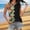A#Black, variant on DPTALR Women's Fashion Round Neck Short Sleeve Casual T-Shirt Summer Print Tank Top,Brown,Size XL,Women's Plus ,Young Adult Tops