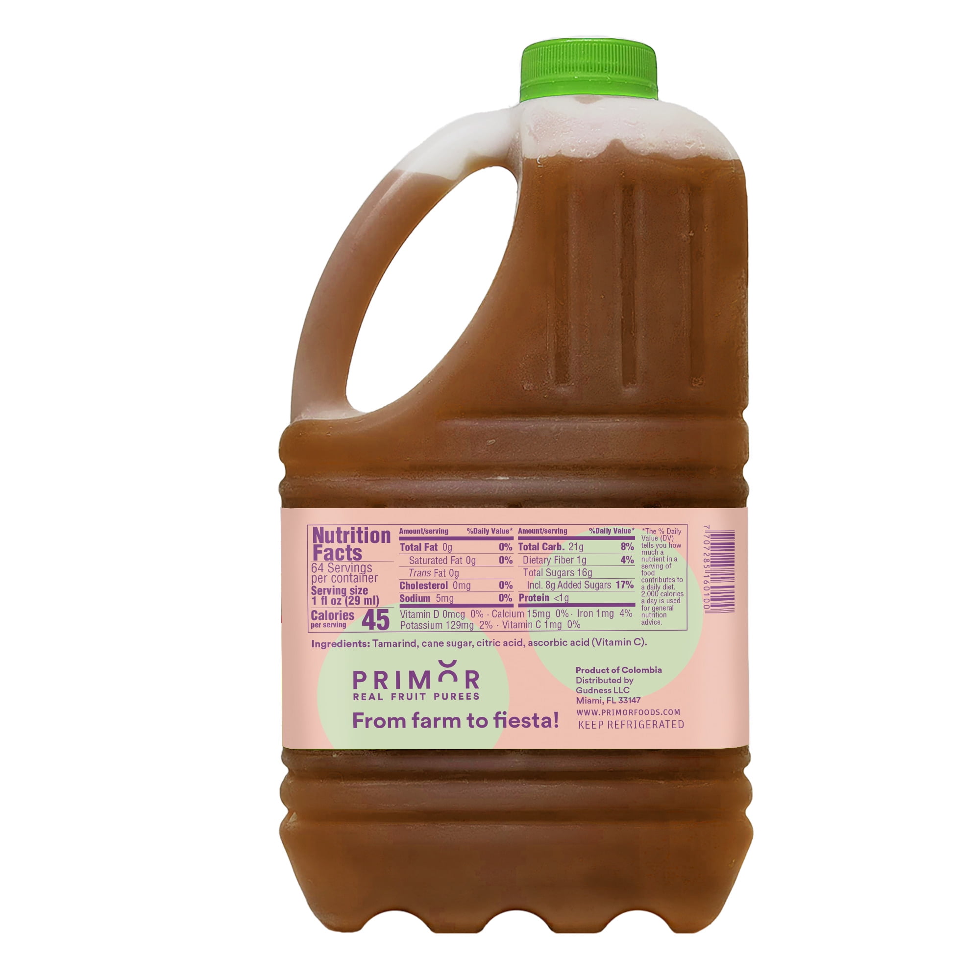 Primor Fruit Purees | Made with Real Fruit | Countless Applications: Juices, Smoothies, Cocktails, Desserts, and More