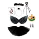 thumbnail image 4 of Conjunto de disfraz de hada para niñas, alas de ángel, tutú, disfraz de Halloween para cosplay Con varita, 4 of 9