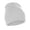 White, variant on Classic Plain Cuffed Beanie Winter Knit Hat Skully Cap, Unisex Toboggan Hat