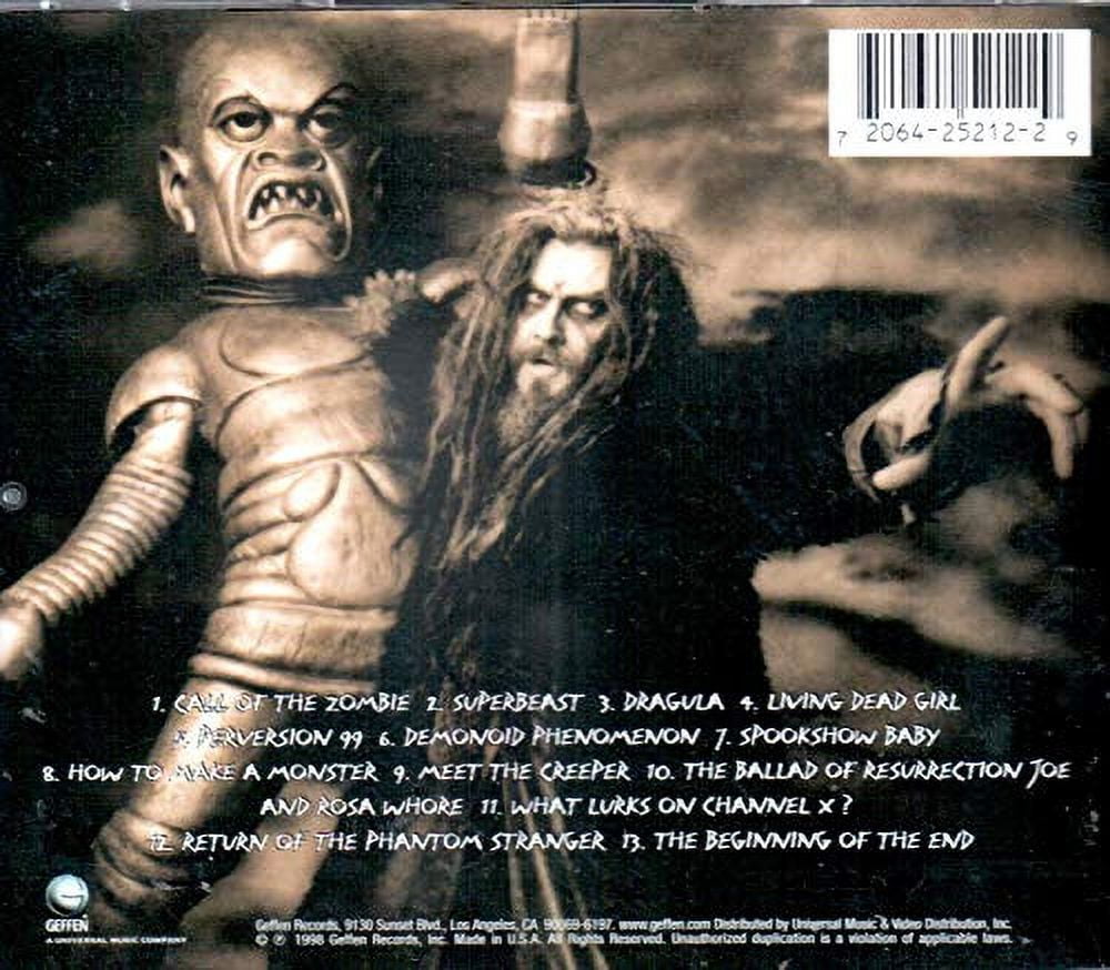 Geffen Records, CD, Hellbilly Deluxe, Rob Zombie Heavy Metal Album
