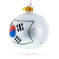 thumbnail image 3 of Flag of South Korea Glass Ball Christmas Ornament 3.25 Inches, 3 of 5
