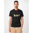 thumbnail image 1 of Men'S Casual Crew Neck T-Shirt with "Rizzler" Print, 100% Cotton Knit Fabric, Short Sleeve, Regular Fit, Summer Top for Going Out - H Style Tee For Adult, Men, Women, Teen, Teenager, Adolesc, 1 of 6