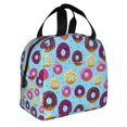 thumbnail image 2 of Honeii Donuts Print Lunch Bag Women, Lunch Box Lunch Bag for Women Adult Men, Small Leakproof Cute Lunch Tote Large Capacity Reusable, 2 of 8