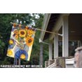 thumbnail image 4 of Toland Home Garden Afternoon Sunflowers House Flag, 4 of 5