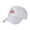 White, variant on Peaked Cap Future Robot Adult Unisex Adjustable Curved Brim Baseball Cap Hat, Gray