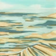 thumbnail image 3 of Vess, June Erica 12x12 Black Modern Framed Museum Art Print Titled - Sand Shoals II, 3 of 5