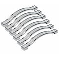 thumbnail image 1 of Tirador de puerta de cristal de 6x128mm, tiradores decorativos para puerta, tiradores de armario para cajón de armario, cubo de basura, armario, armario plateado JAMW Sencillez, 1 of 4