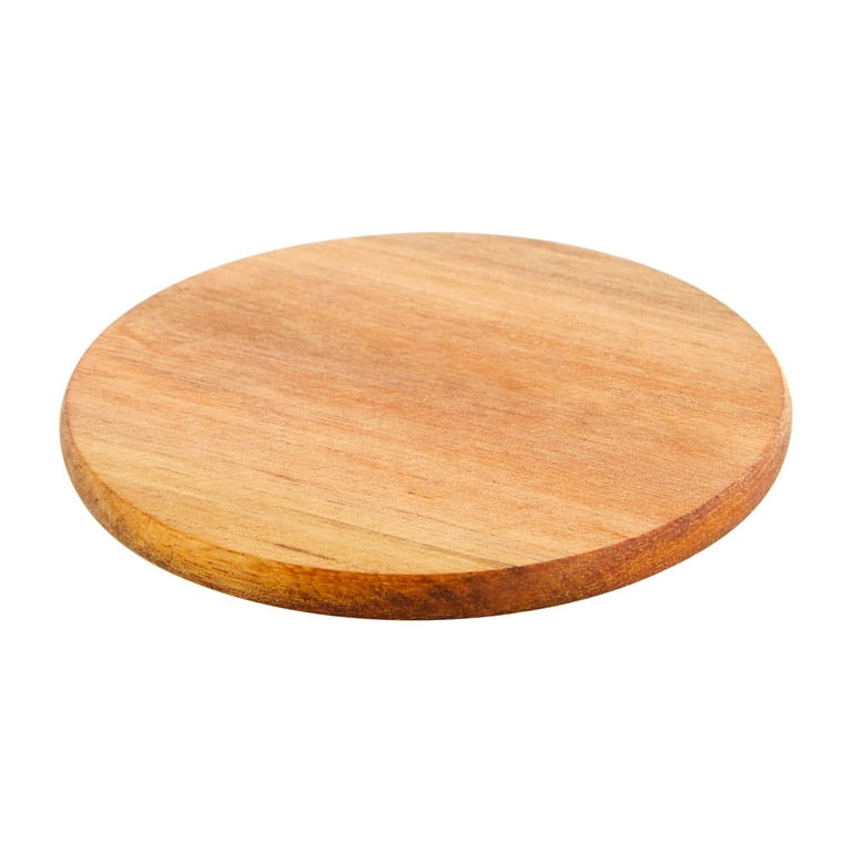 1Pc Acacia Wood Coaster Drinking Cup Placemat Wooden Mug Coaster Round  Table Mat Pad Cafe Bar